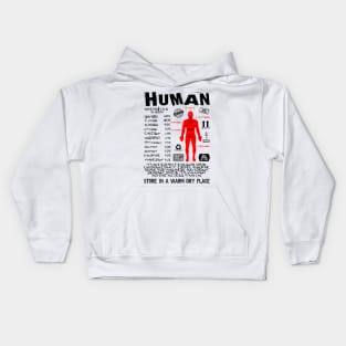 Human Ingredients. Kids Hoodie